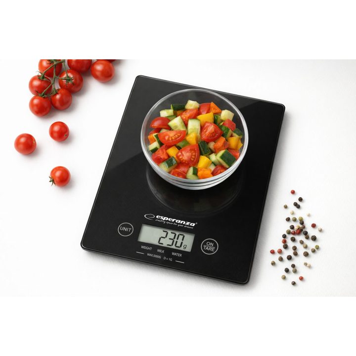 Esperanza EKS002K Electronic kitchen scale Black Tabletop Rectangle