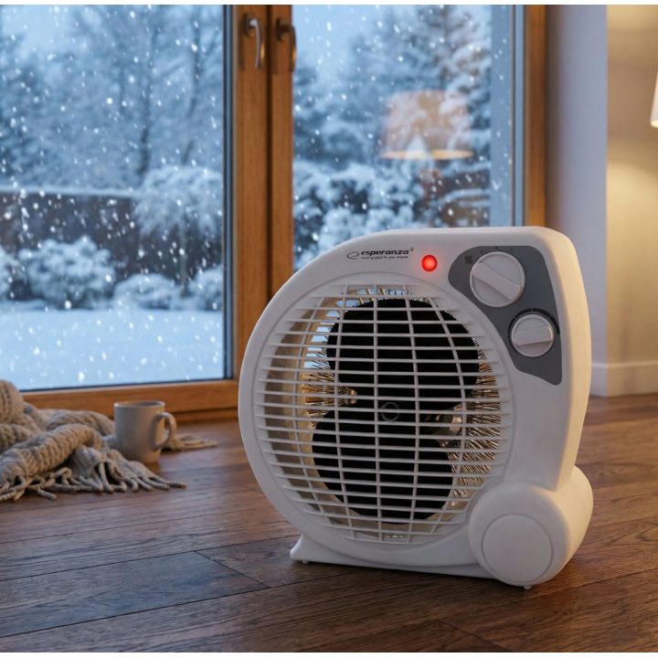 Esperanza EHH002 electric space heater Indoor Grey White 2000 W