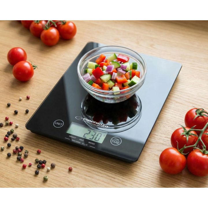 Esperanza EKS002K Electronic kitchen scale Black Tabletop Rectangle