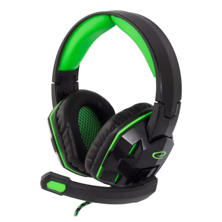 Esperanza EGH380 Head-band Black Green