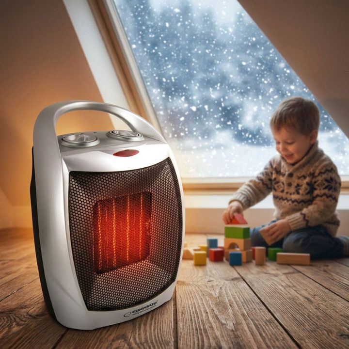 Esperanza EHH006 electric space heater Indoor Black 1500 W