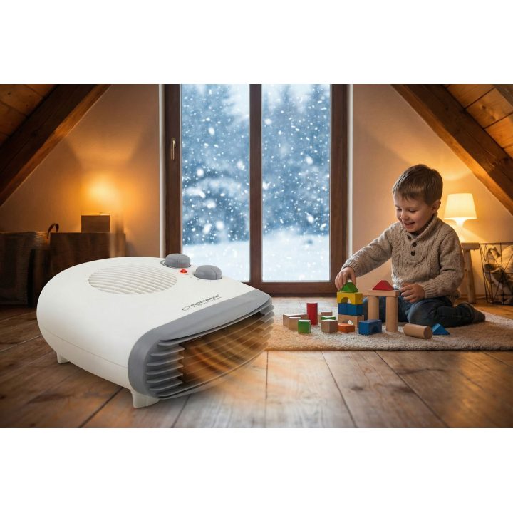 Esperanza EHH003 electric space heater Indoor Grey White 2000 W