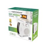 Esperanza EHH004 electric space heater Indoor Black White 2000 W