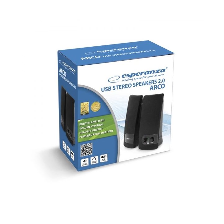 Esperanza EP119 2-way Black Wired 6 W