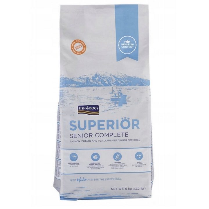 FISH4DOGS Superior Senior Complete Salmon - dry dog food - 6kg