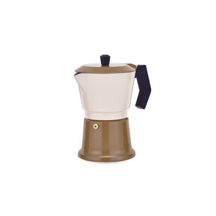 Aluminium moka pot MR-1657-6-BEIGE MAESTRO