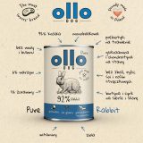 OLLO Pure Rabbit - wet dog food - 400g