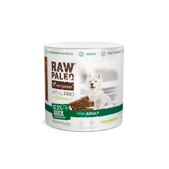 VetExpert Raw Paleo Vital Pro dental duck mini 100g