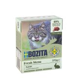 BOZITA Fresh Menu Coniglio in salsa - cibo umido per gatti - 370g