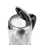 Adler AD 1247 NUOVO bollitore elettrico 1.7 L nocciola acciaio inossidabile trasparente 2200 W