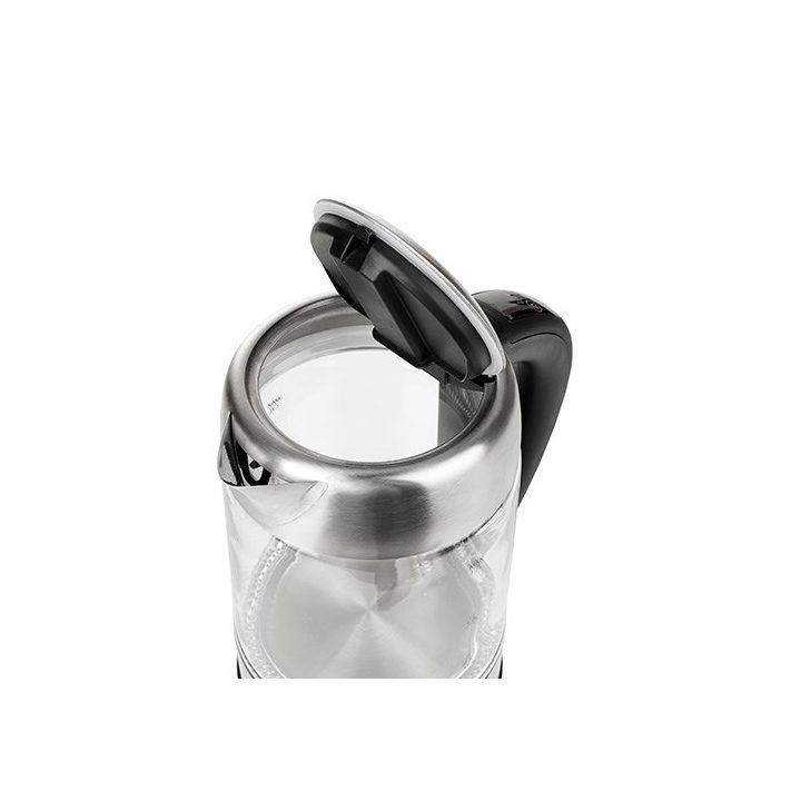 Adler AD 1247 NUOVO bollitore elettrico 1.7 L nocciola acciaio inossidabile trasparente 2200 W
