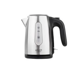 Adler AD 1273 bollitore elettrico 1 L 1200 W nero nocciola acciaio inossidabile