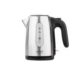 Adler AD 1273 bollitore elettrico 1 L 1200 W nero nocciola acciaio inossidabile