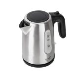 Adler AD 1273 bollitore elettrico 1 L 1200 W nero nocciola acciaio inossidabile