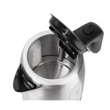 Adler AD 1273 bollitore elettrico 1 L 1200 W nero nocciola acciaio inossidabile