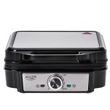 Adler AD 3083 piastra per waffle 4 waffle 1800 W nero argento