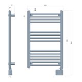 Adler AD 7824 Riscaldatore elettrico per bagno LED bianco