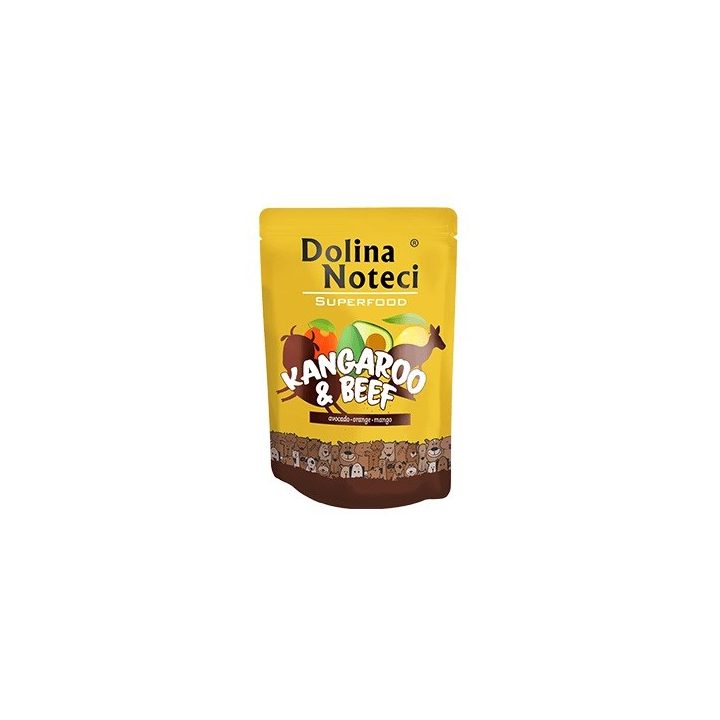 Dolina Noteci Superfood - Canguro e manzo - cibo umido per cani - 300 g