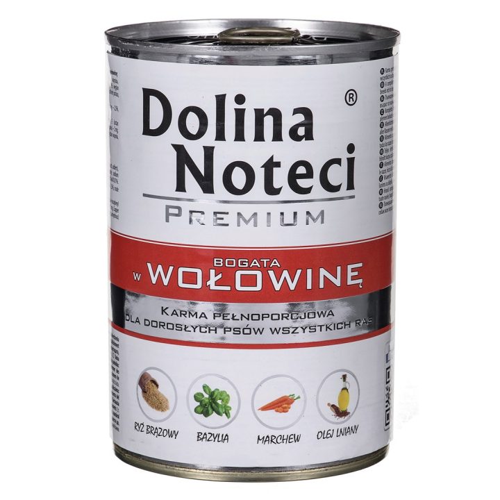 DOLINA NOTECI Premium Manzo - Cibo umido per cani - 400 g