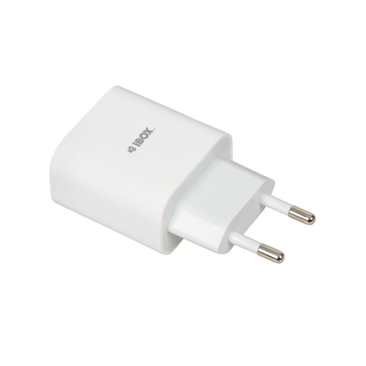 Caricabatterie da parete iBOX C-37 GaN PD20W bianco