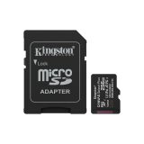 Kingston Technology 256GB microSDXC Canvas Select Plus Gen3 150MB/s A1 Scheda + adattatore