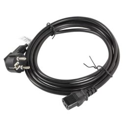 Lanberg CA-C13C-11CC-0030-BK cavo alimentazione nero 3 m C13 accoppiatore CEE7/7