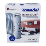 Mesko MS7804 radiatore elettrico a olio radiatore elettrico per interni bianco 700 W