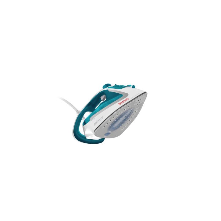 Tefal EasyGliss Plus FV5718 ferro Dry & Steam iron piastra Durilium 2400 W turchese bianco