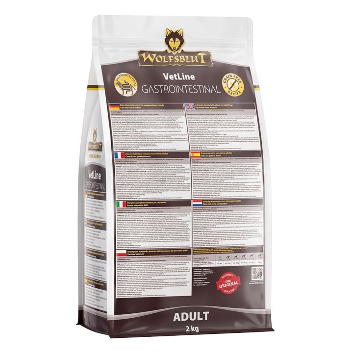 WOLFSBLUT VetLine Gastrointestinal anatra - cibo secco per cani - 2kg