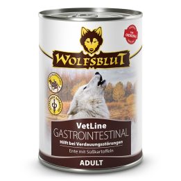 WOLFSBLUT VetLine Gastrointestinal anatra - cibo umido per cani - 395g