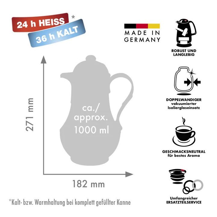 ROTPUNKT brocca termica 1.0 l avorio (ecru)