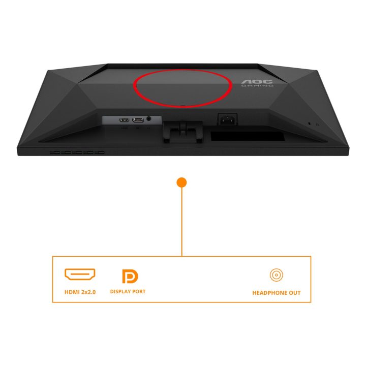 AOC G4 24G4HRE Monitor per computer 60.5 cm (23.8 ) 1920 x 1080 pixel Full HD LED nero rosso