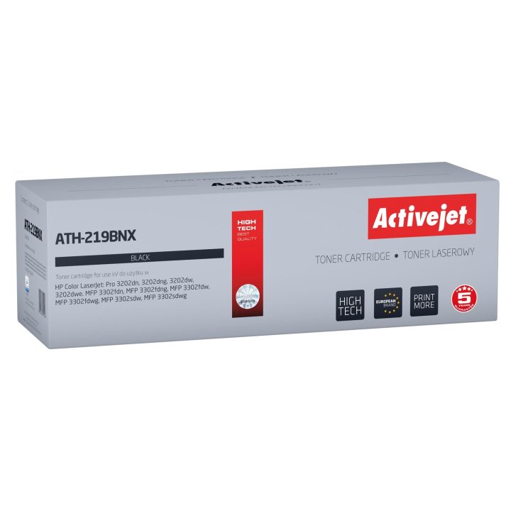 Activejet ATH-219BNX Toner per stampante HP sostituzione HP 219X W2190X Supreme 3200 pagine nero con chip