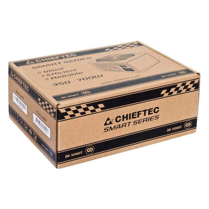 Chieftec Alimentatore Smart GPS-500A8 500 W 20+4 pin ATX ATX nero