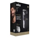 Braun BeardTrimmer 9 BT9520 trimmer per barba a batteria 52 2 cm bagnato e asciutto nero grigio