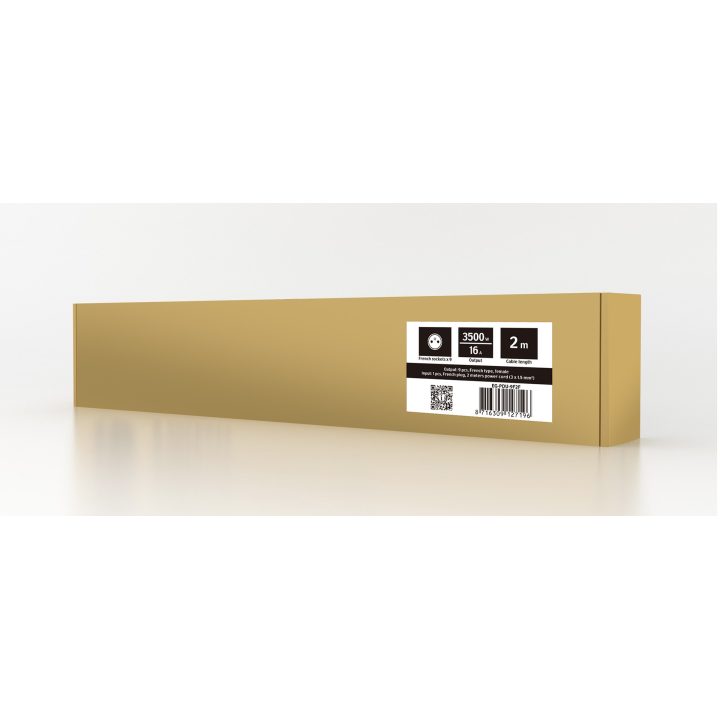 EnerGenie EG-PDU-9F2F Unità di distribuzione dell'alimentazione (PDU) 10 pezzi prese C13 spina 1U 16A C20 cavo 2 m nero