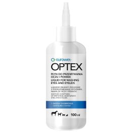 EUROWET Optex - liquido detergente per occhi per cani e gatti - 100 ml