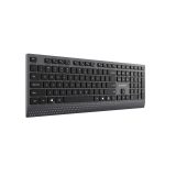 Gembird KB-MCH-06 Tastiera multimediale sottile cablata con adattatore Type-C layout US nero