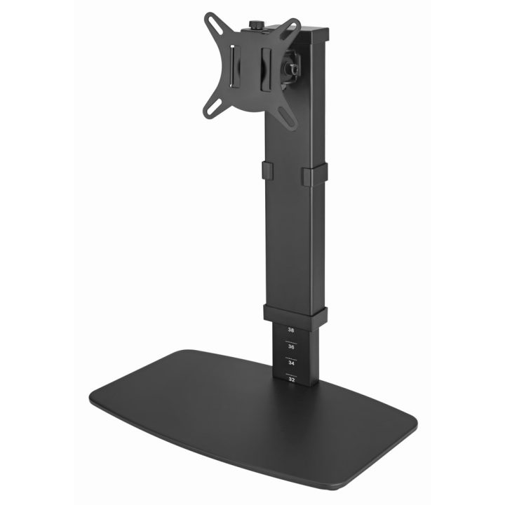 Gembird MS-D1ST-02 Supporto da scrivania regolabile in altezza con movimento completo per monitor 17 -32 nero