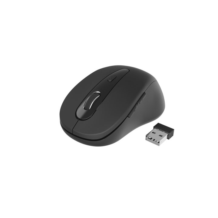 Gembird MUSW-6B-01 Mouse ufficio destrorso RF wireless ottico 1600 DPI
