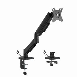 Gembird MA-DA1U-01 Adjustable desk display mounting arm with USB ports 17”-32” black