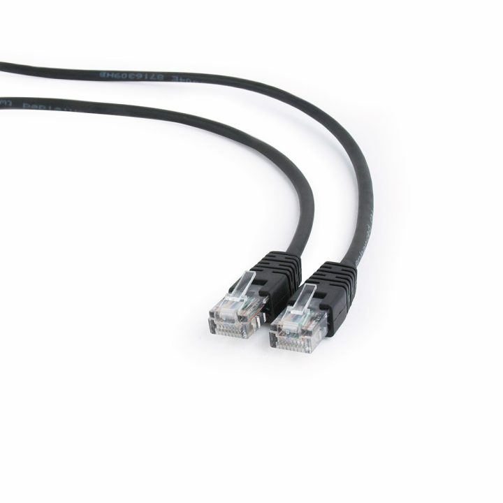 Gembird PP12-5M/BK Cavo di rete 196.9 (5 m)
