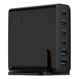 Gembird TA-UC-2A4C-PD75-01-BK caricabatterie dispositivo mobile Universale Nero AC Ricarica rapida Interno