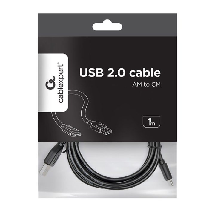 Cavo Gembird USB-A/USB-C 1m USB USB 2.0 USB A USB C nero