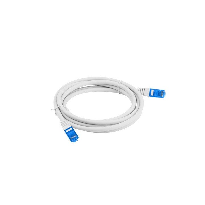 LANBERG PATCHCORD S/FTP CAT.6A 3M GRIGIO LSZH