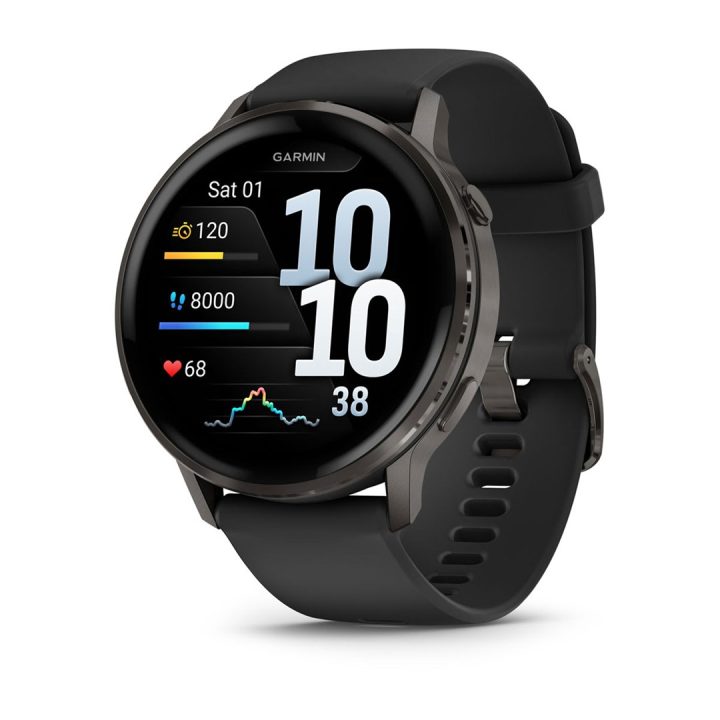 Garmin Venu 4 3.56 cm (1.4 ) AMOLED 45 mm Digitale 454 x 454 pixel Touchscreen nero Wi-Fi GPS (satellite)
