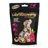 HILTON Snack liofilizzato con fegato di agnello e lamponi - snack per cani - 50g