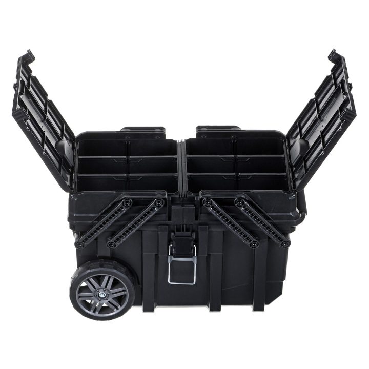 Cassetta degli attrezzi KETER CANTILEVER Job Box (17203037/238270) con ruote nera