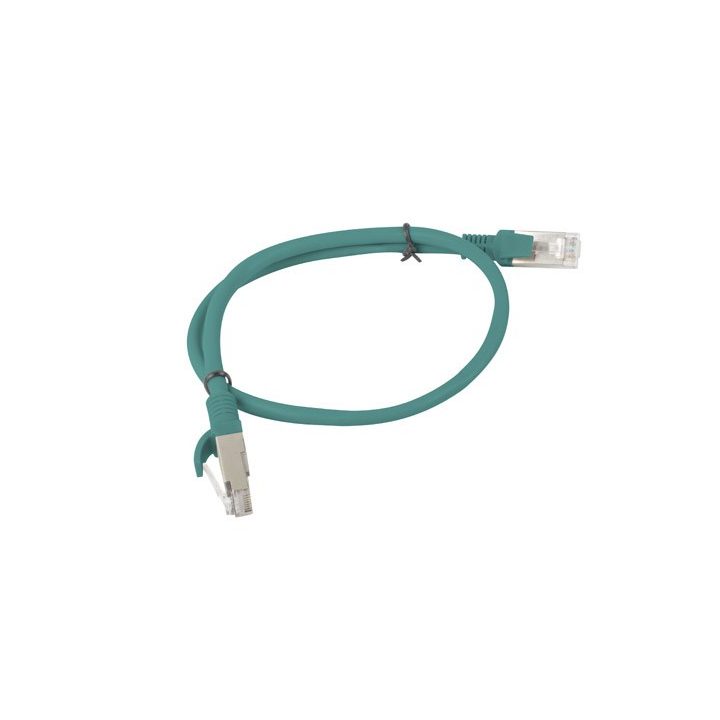 Lanberg PCU5-10CC-0050-G Cavo di rete verde 0.5 m Cat5e U/UTP (UTP)