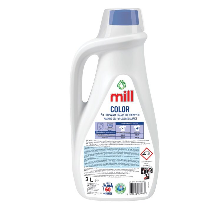 Mill Gel lavaggio colore 3 L 60 lavaggi